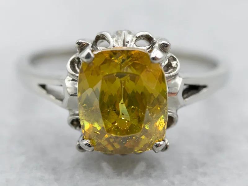 Heirloom gemstone rings passed down through generations held memories-The Penelope Sphene Ring