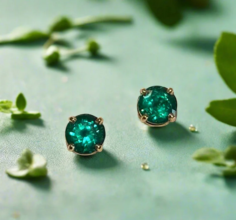 Emerald Studs