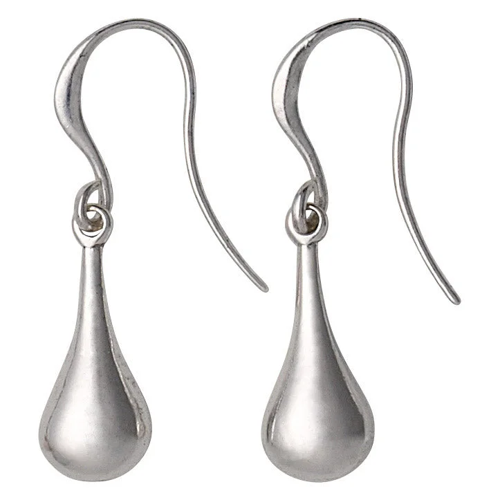 Drop earrings for party wear with bold and attention-grabbing designs -NATALIE earrings silver-plated