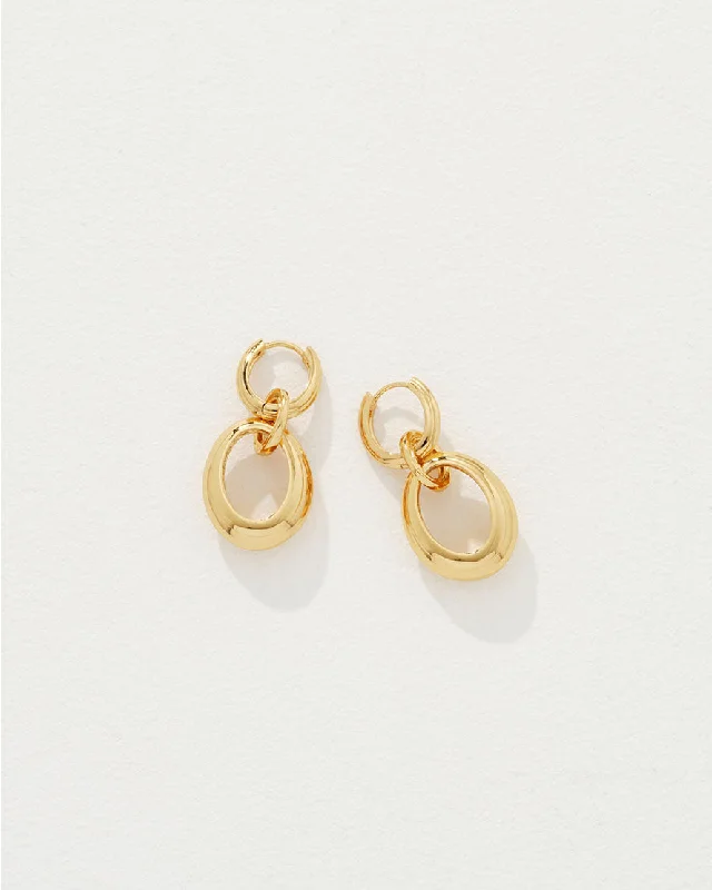 Trendy drop earrings featuring pearl drops for a classic and sophisticated look -Avery Earrings