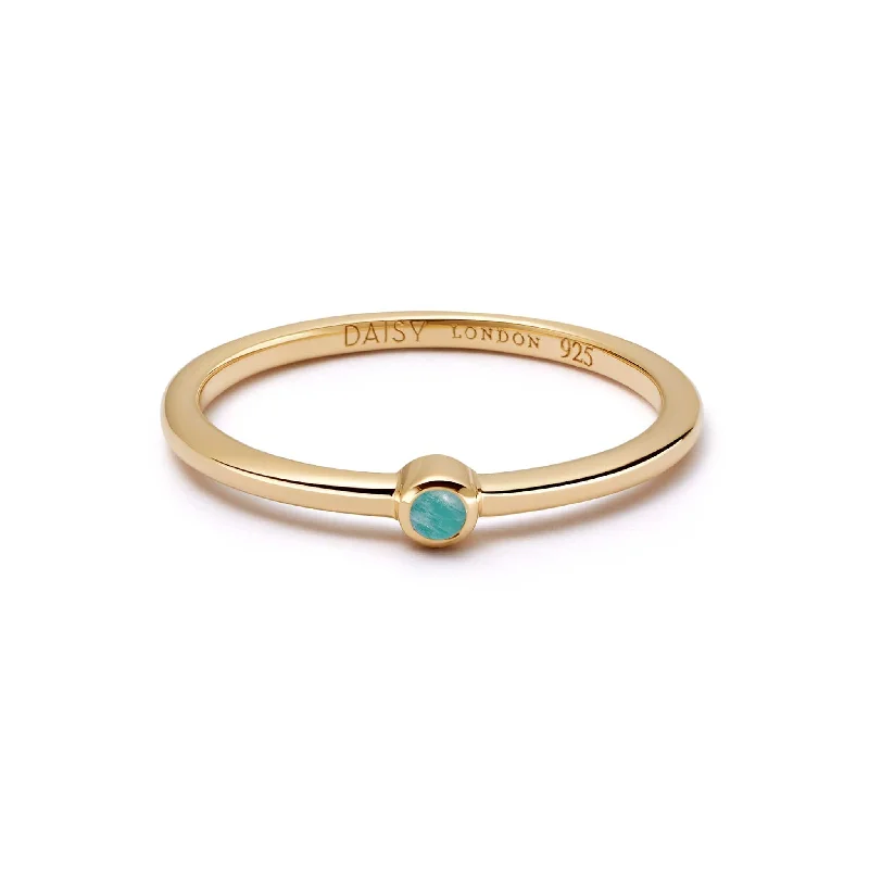 Heirloom gemstone rings passed down through generations held memories-Healing Stone Ring 18ct Gold Plate