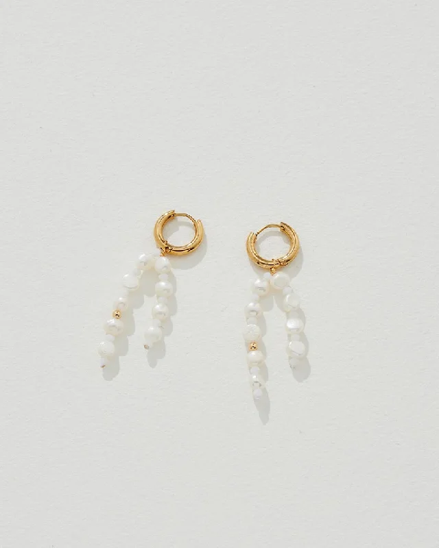 Drop earrings for formal events with crystal embellishments and elegant finishes -Motril Earrings