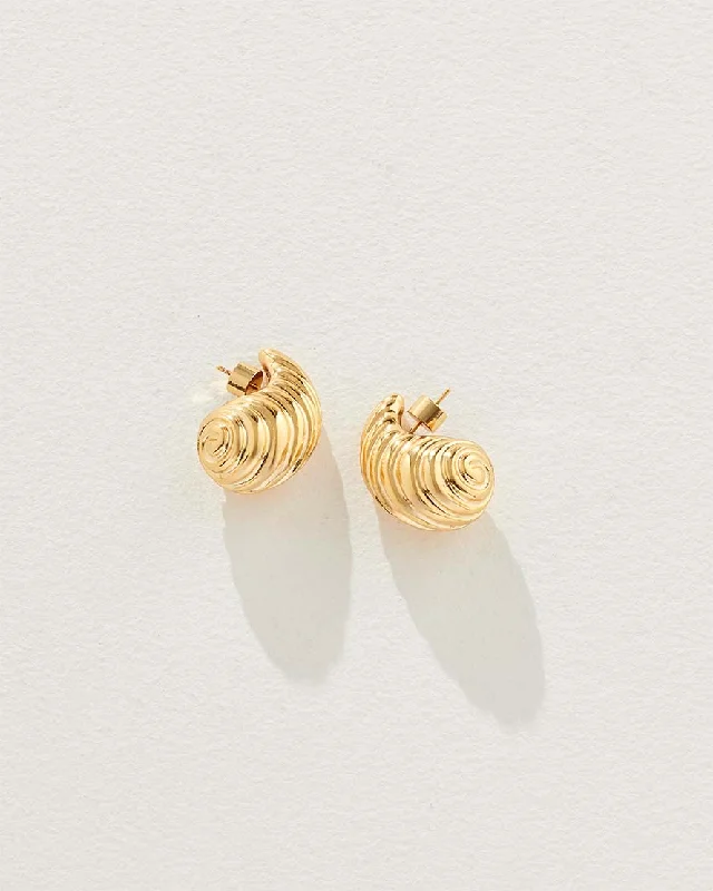 Drop earrings with mixed-metal finishes for a modern and versatile look -Nori Earrings in Gold