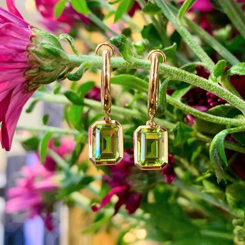 Peridot Dangle Earrings