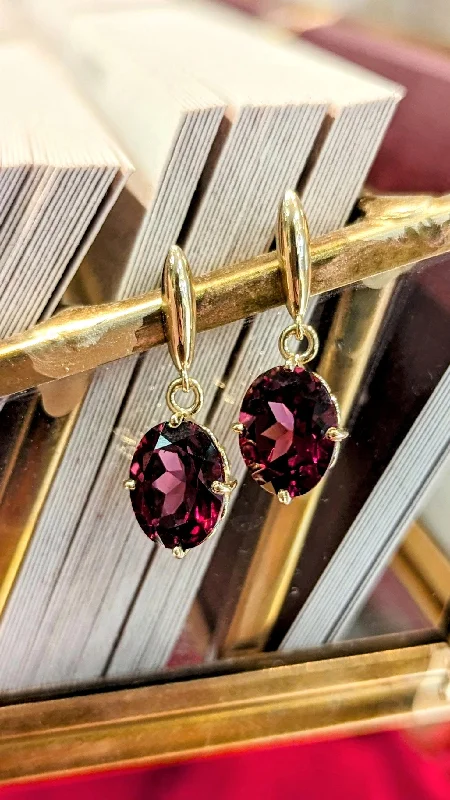 Rhodolite Dangles