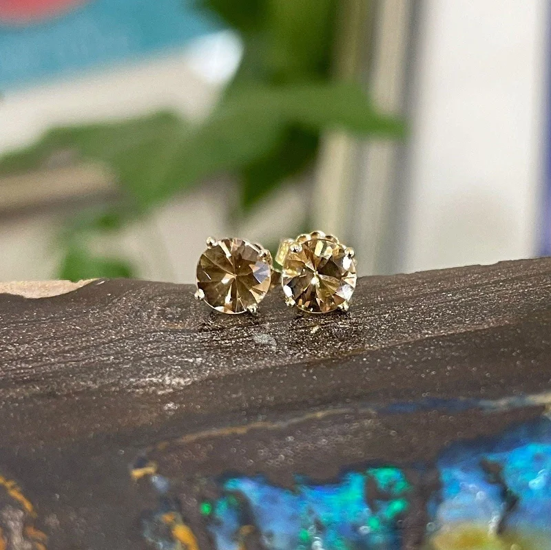 Imperial Topaz Studs