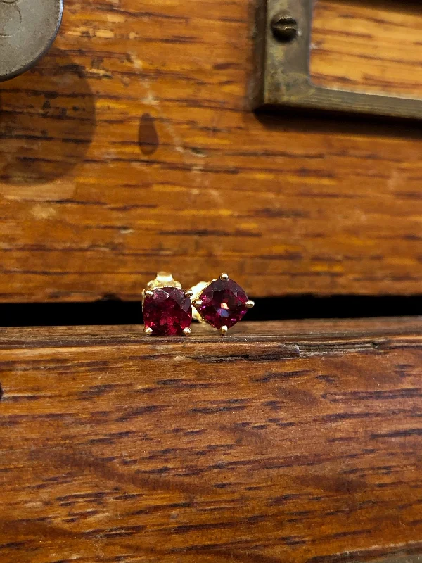 Red Spinel Studs