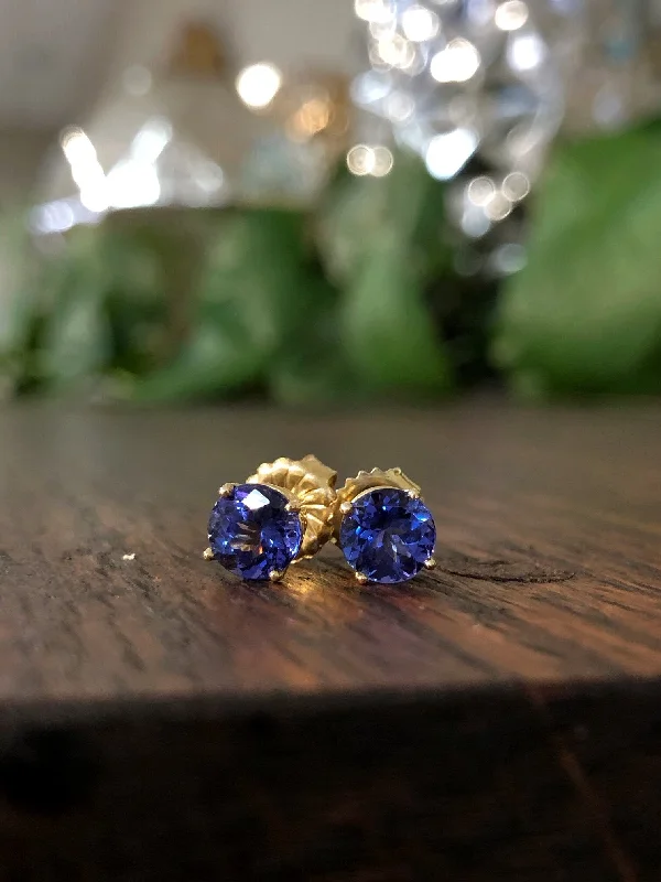 Tanzanite Studs